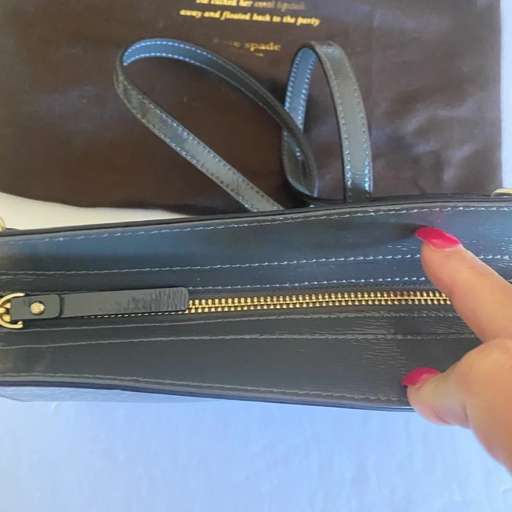 kate spade Angelica Beacon Court crossbody in shadow gray